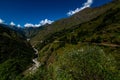 Landscape of Darma Valley / Dugtu Valley in Uttrakhand Royalty Free Stock Photo