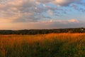 Landscape at dawn.