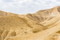 Landscape desert of Israel is the lowest point