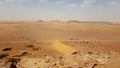 Landscape of the desert sahara algeria Royalty Free Stock Photo