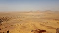 Landscape of the desert sahara algeria Royalty Free Stock Photo