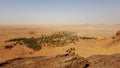 Landscape of the desert sahara algeria Royalty Free Stock Photo