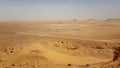 Landscape of the desert sahara algeria Royalty Free Stock Photo