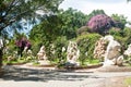 Landscape design in Million Years Stone Park in Pattaya Royalty Free Stock Photo