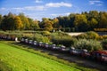 Landscape design in Peterhof Royalty Free Stock Photo