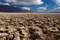 Landscape of Devil's Golf Course, Death Valley National Park, California Royalty Free Stock Photo