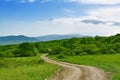Landscape, dirt road Royalty Free Stock Photo
