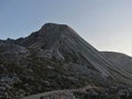 Landscape of the dolomites italy. Tirol. Trekking alps