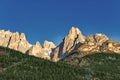 landscape in the dolomites mountain italy trentino alto adige