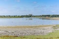 Landscape of the Donana National Park in Spain. Coastal area in southern Spain. Huelva, Andalusia, Spain