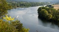 Landscape Dordogne river Royalty Free Stock Photo