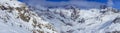 Dufourspitze landscape from Gressoney Royalty Free Stock Photo