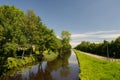 Landscape in Dutch Friesland Royalty Free Stock Photo