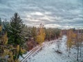 Dark skies in a Vinter Landscape