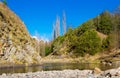 Landscape of the El Durazno Rivers in the province of Cordoba Argentina