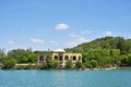 El Goli or Shah Goli historical park and lake in Tabriz , Iran