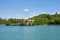 El Goli or Shah Goli historical park and lake in Tabriz , Iran