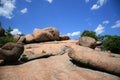 Landscape at Elephant rocks State park,