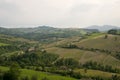 Landscape in Emilia-Romagna (Italy) at summer Royalty Free Stock Photo