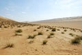 Landscape of Empty Quarter, Rub al Khali Desert Royalty Free Stock Photo