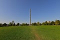 Landscape with `The Endless Column` at Targu-Jiu.