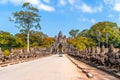 Entrance gate to Angkor Thom, Siem Reap, Cambodia. Royalty Free Stock Photo