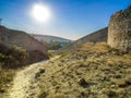 Landscape of the environs of the Genoese fortress, the city of Feodosia, Crimea