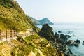 Landscape of Eo Gio bay in Qui Nhon Vietnam. Royalty Free Stock Photo