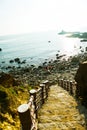 Landscape of Eo Gio bay in Qui Nhon Vietnam.