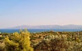 Landscape of Eretria Euboea Greece