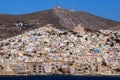 Landscape of Ermoupoli town, Syros, Cyclades Islands