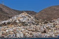 Landscape of Ermoupoli town, Syros, Cyclades Islands