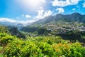 View of Faial village, Madeira island, Portugal Royalty Free Stock Photo