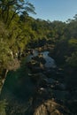 Landscape of the Falls of Petrohue. Puerto Varas, Chile, South America. Royalty Free Stock Photo