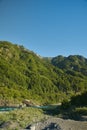 Landscape of the Falls of Petrohue. Puerto Varas, Chile, South America. Royalty Free Stock Photo