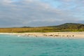 Gardner Bay at Sunset, Galapagos Islands, Ecuador Royalty Free Stock Photo