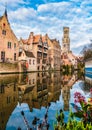 Medieval buildings in Bruges Royalty Free Stock Photo