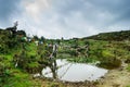 A landscape of a famous Indian Himalayan lake in Nepal border