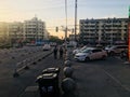 Landscape of fangtai town street, Jiading district, Shanghai