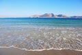 Landscape of Fanos beach at Ano Koufonisi island Greece Royalty Free Stock Photo