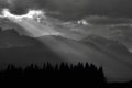 Bow Valley Sunset Banff National Park Royalty Free Stock Photo