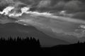 Bow Valley Sunset Banff National Park Royalty Free Stock Photo