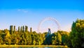 Landscape with ferris wheel Royalty Free Stock Photo
