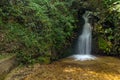 Landscape of First Gabrovo waterfall cascade in Belasica Mountain, Novo Selo, Republic of Macedonia