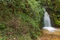 Landscape of First Gabrovo waterfall cascade in Belasica Mountain, Novo Selo, Republic of Macedonia