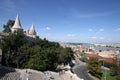 Landscape from Fishermen's ramparts in Budapest