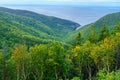 Landscape of the Fishing Cove, along the Cabot Trail