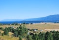 Landscape at Flathead Lake in the Rocky Mountains, Montana Royalty Free Stock Photo