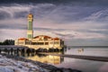 Landscape of floating mosque