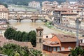 Florence from roofs, Italy Royalty Free Stock Photo